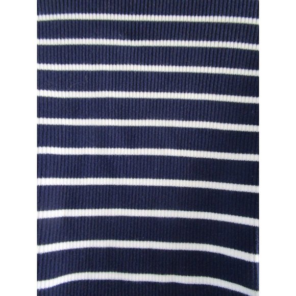 Lauren Ralph Lauren Navy White Stripe V Neck Button Up Cardigan Ladies S/P EUC - Picture 12 of 16
